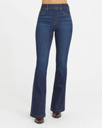 Spanx flare jeans in midnight shade